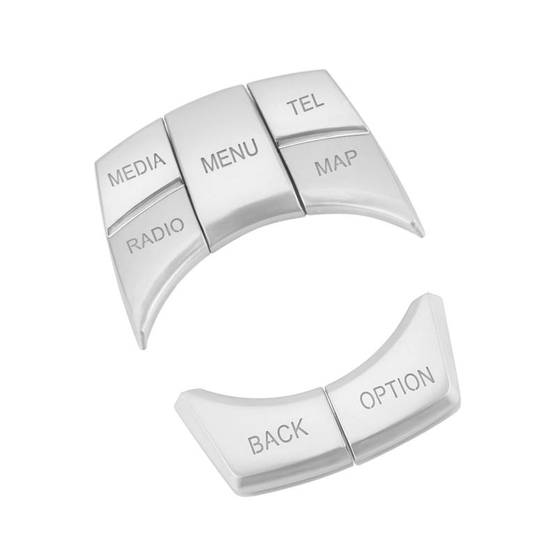 Car Multimedia Buttons Decorstion Cover Trim Sticker Fit For BMW 1 2 series 3 series 4 series 5 series 7 Series X1 X3 X4 X5