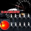 10pcs Car T5 B8.5 Led Dashboard Lights Car Instrument Panel Decorative Lamp Car Instrument Lighting Bulb Auto Light Accessories