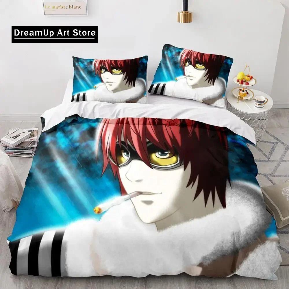 3D Print Anime Death Note Bedding Set Single Twin Full Queen King Size Bed Set Adult Kids Bedroom Duvet Cover Sets Home Textiles