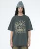 Sseleupe Cast Dream No Warris Pigment Short Sleeve T-Shirt Khaki