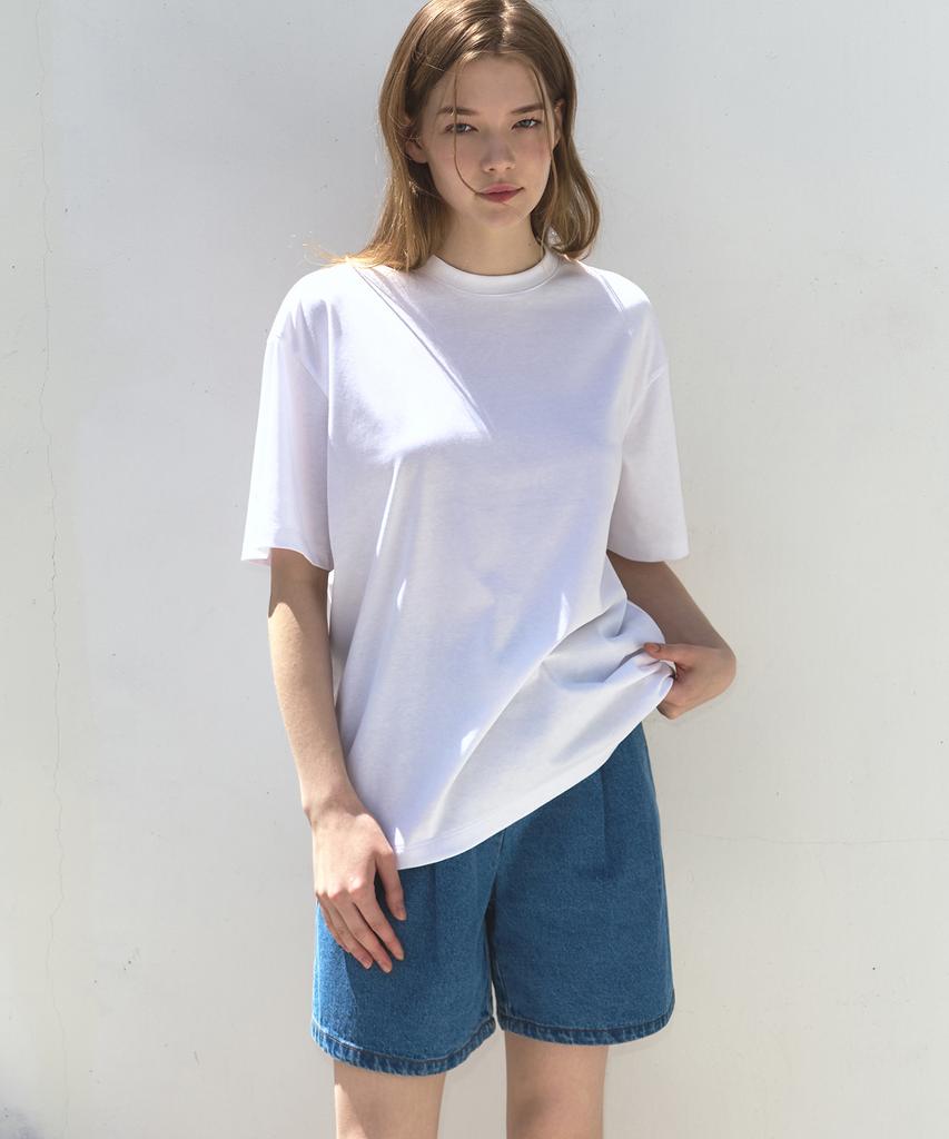 Deuloupisumeon Supima Silket Oversized Short Sleeve T-Shirt [Black]