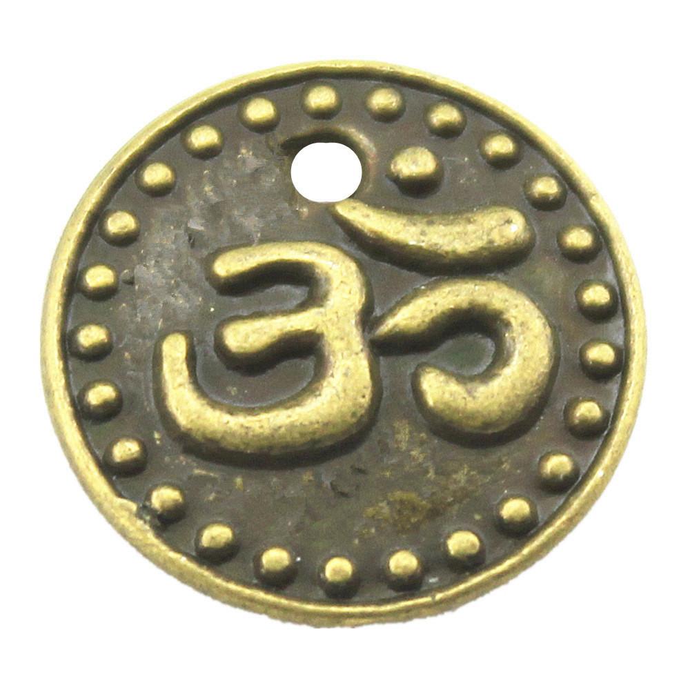 Om Lotus Charms Sports Pendants For Spiritual Yoga Themed Jewelry