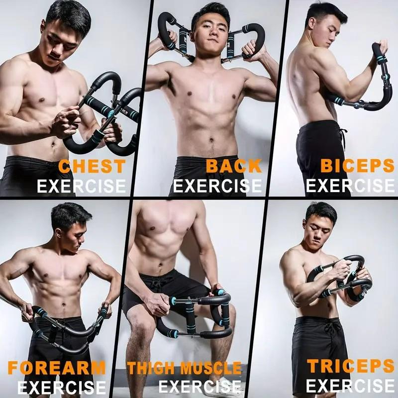 Adjustable U-Shaped Arm Strength Trainer for Indoor Exercise
