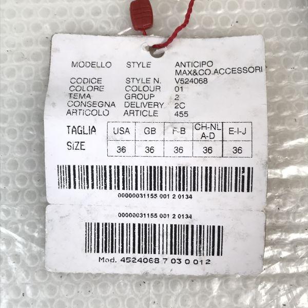 MAX & Co. Unused with Tag Ankle Strap Pumps Size 36 23.0cm Black Suede Leather Shoes(USED)