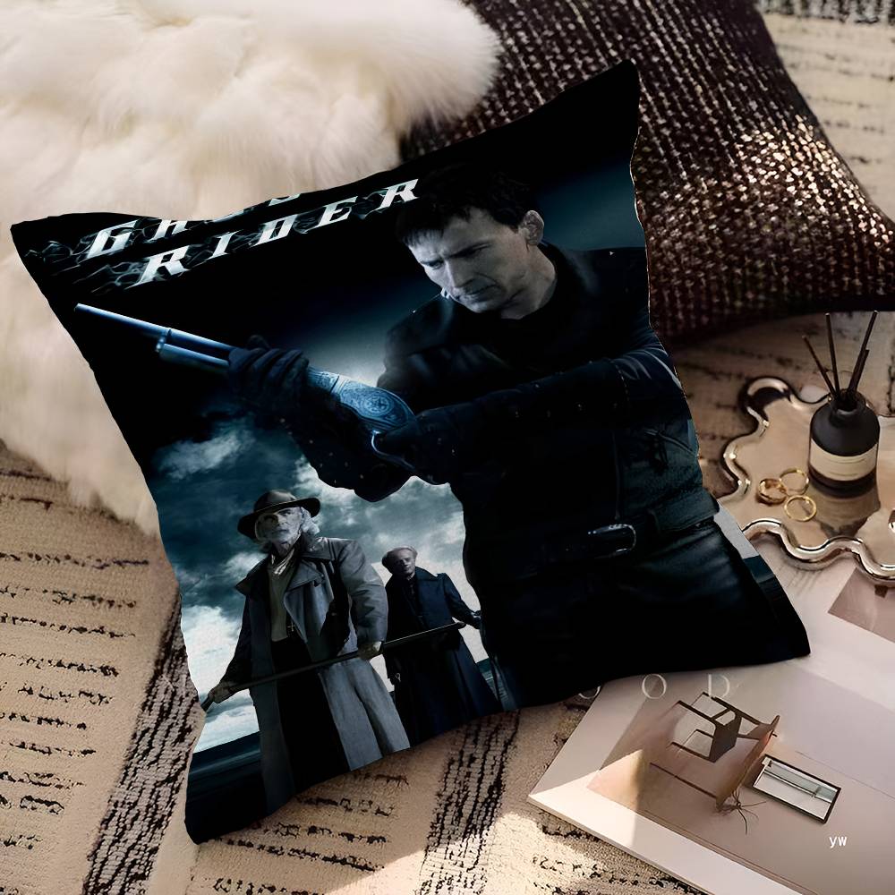 

G-Ghost R-Rider Cushion Cover Decorative Pillow Sofa Home Decor case pillow cases 12x12Inch