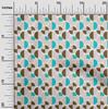 oneOone Cotton Flex Fabric Circle Geometric A  Printed Craft Fabric BTY 40 Inch