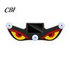 Energy Saving Car Decorations LED Warning Light with Animated Devil Eyes Shape, Solar Powered/Type-C Eye Led Accessories Charging Windshield