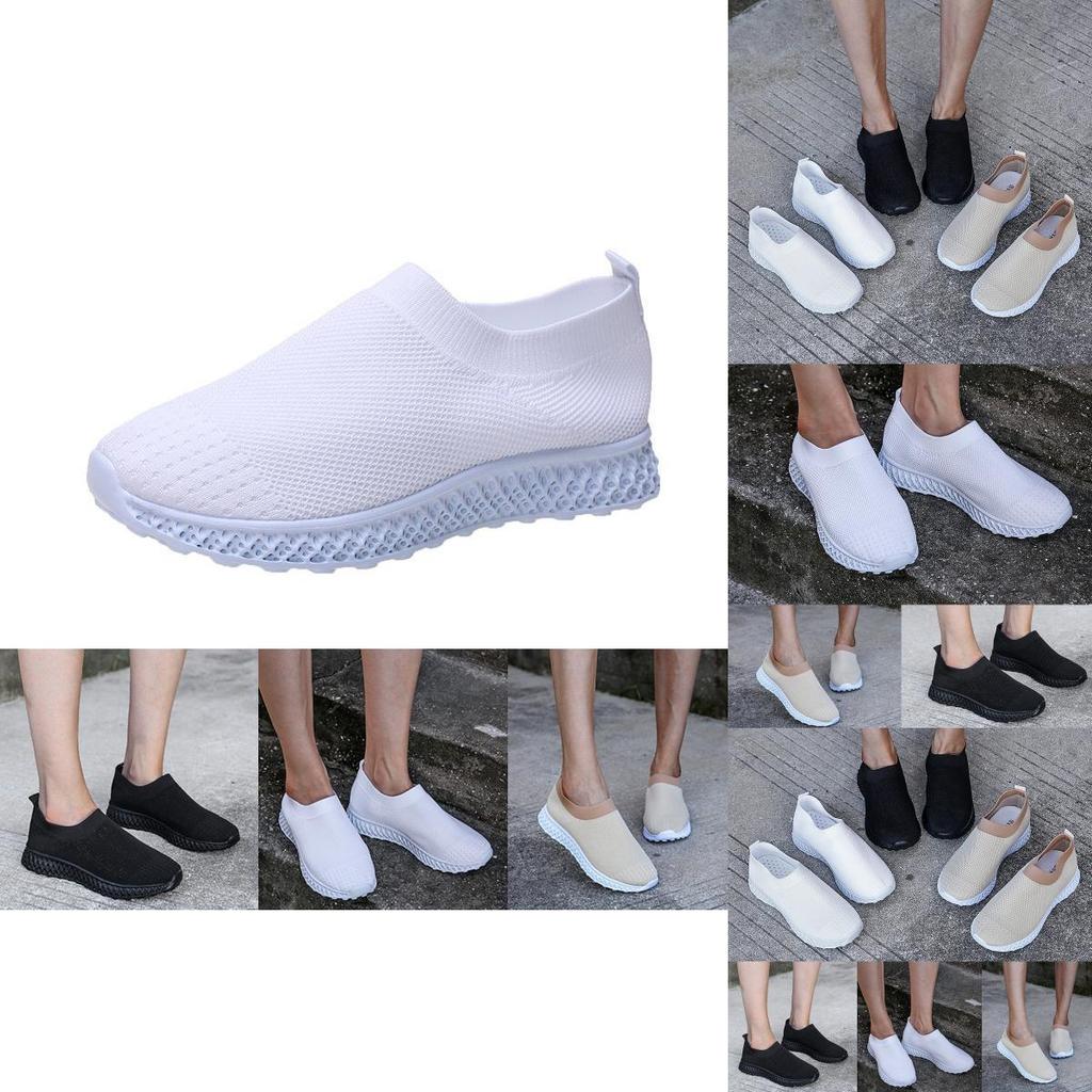 Women's Running Trainers Ladies Sneakers Slip On Jogging Gym Stylish Comfy Footwear