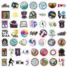 100 Cross-border Volleyball Graffiti Stickers for Phones, Skateboards & Luggage - Waterproof & Decorative