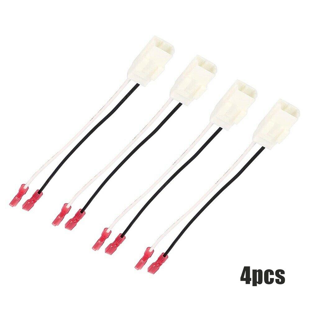 4pcs Speaker Adapter Wiring Harness For Wrangler 2003-2017