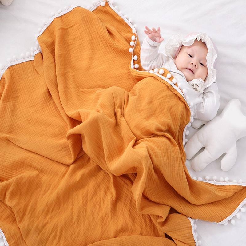 Baby Swaddle Blanket Cotton Baby Receiving Blanket 43x43-inch Unisex Printed Newborn Swaddle Wrap Soft Baby Shower Gift