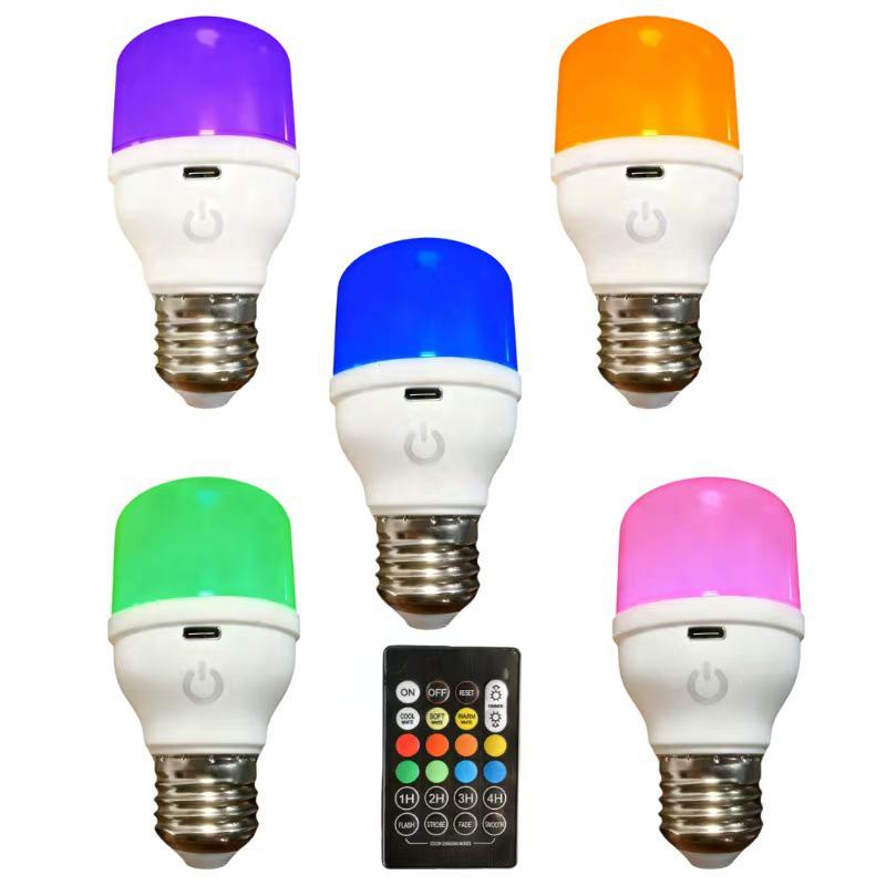 

Беспроводная светодиодная лампа с RGB-подсветкой и дистанционным управлением: Настенное, настольное, люстровое освещение с резервным питанием от аккумулятора. A50 RGB Touch Remote 1200mAh