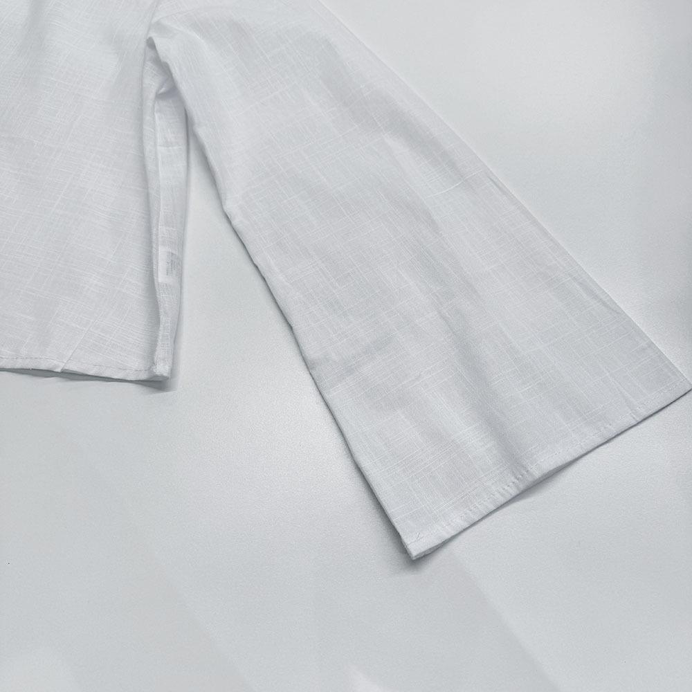 Spring/Summer Trendy Deep V Trumpet Sleeve Tie Top - European & American Women's Fashion