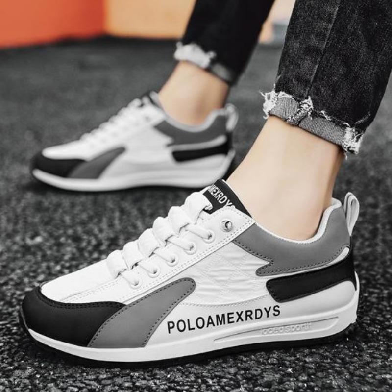 Herrenschuhe Angebot Frühling neue Sport- und Freizeit kleine weiße Schuhe trendige Mode leicht atmungsaktiv Fuß Turnschuhe