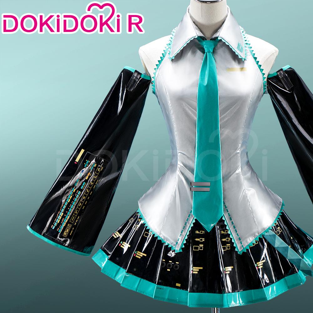 Costume Cosplay Mikuu DokiDoki-R Mikku Cosplay Donna Vestito Corto Carino Costume Halloween Mikuu Cosplay