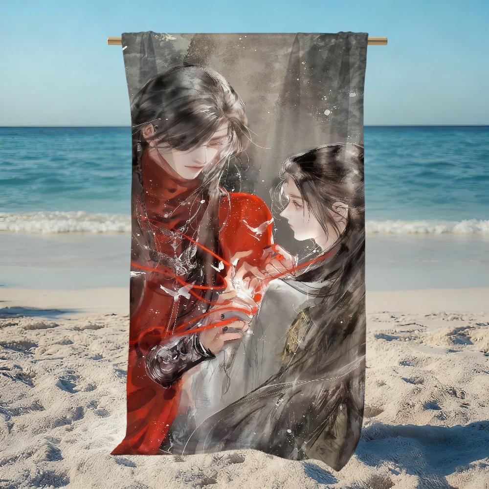 Anime H-heaven Towel Large O-officials Quick-Drying Microfiber soft Beach Towel for Travel Fitness Sauna Bathing Camping