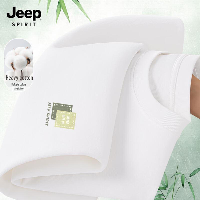 JEEP SPIRIT Men s Heavyweight Cotton T-Shirt 3XL