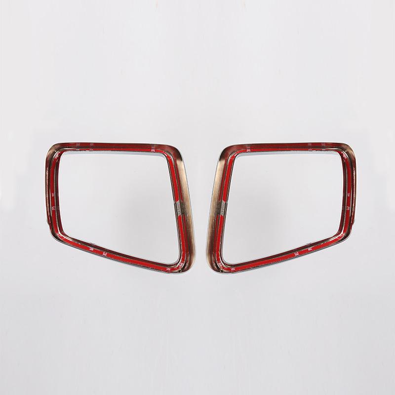 Chrome Side Door Rearview Mirror Frame Cover Trim For Mercedes Benz ML GL GLE GLS Class W166 X166 2013-2016 Car Styling