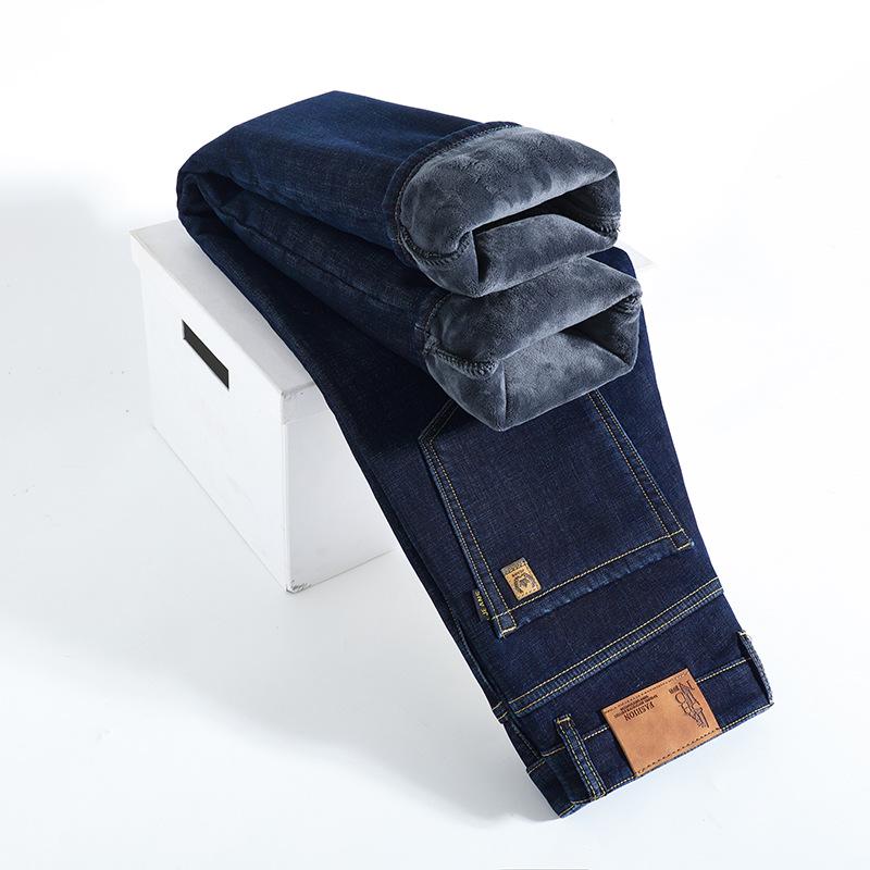 Xintang Herren Sommer Locker Gerade Bein Lässige Jeans für Mittelalterlichen Business-Stil