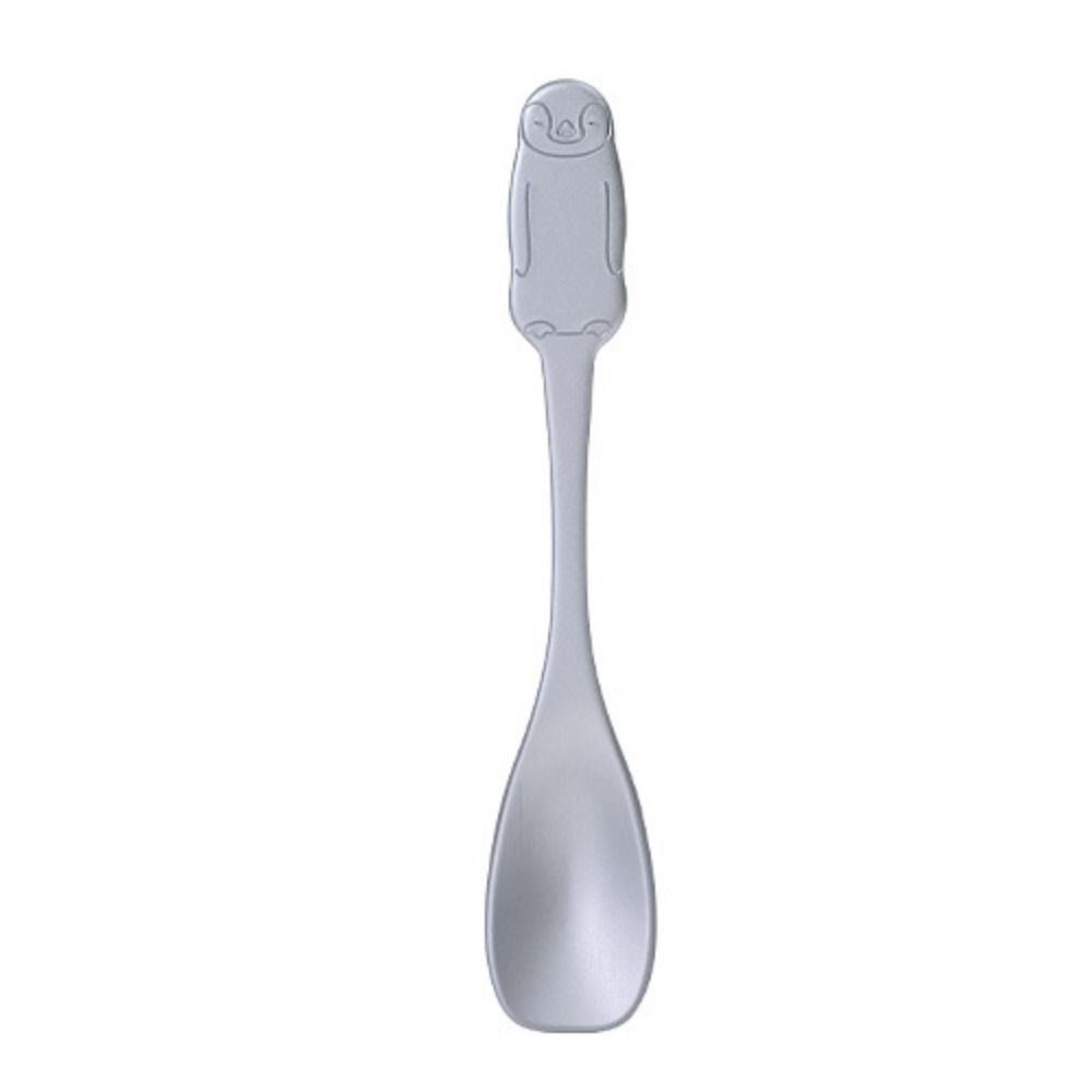 

Алюминиевая ложка для мороженого Япония Кофейная ложка Бытовая десертная ложка Детская long penguin