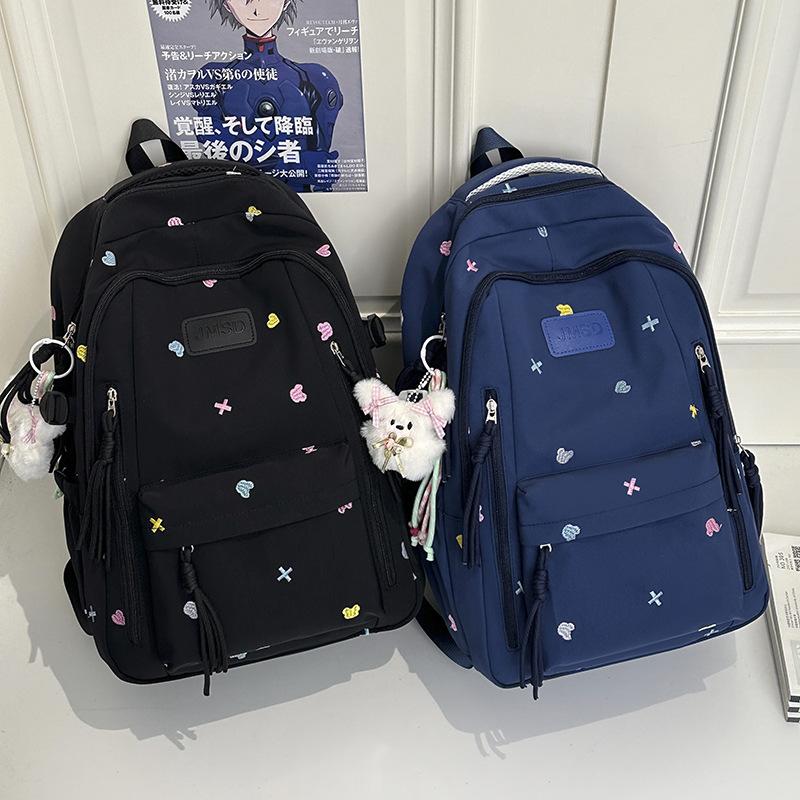 Schoolbag New Mori Large-capacity Backpack for Junior and High School Students Lightweight Women's Schoolbag Simple and Versatile Campus Backpack