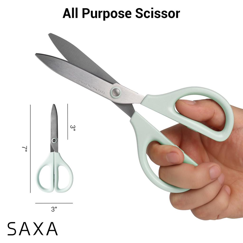 Kokuyo Scissors Standard Blade Light Blue HSM-A100LB