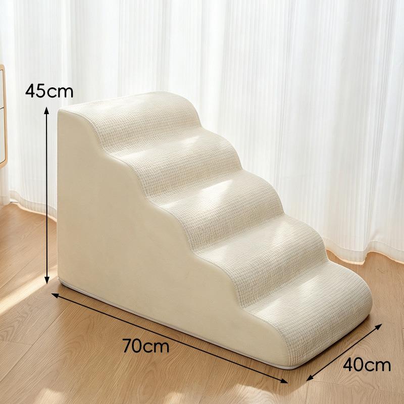 Pet Stairs: Washable, Non-slip, Multi-Step Ladder for Cats and Dogs