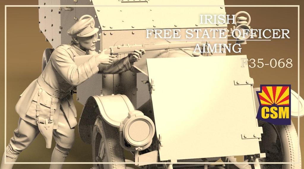 Copperstate Models 1/35 Irish Free State Army Officer Resin Kit COPF35068 (Person)