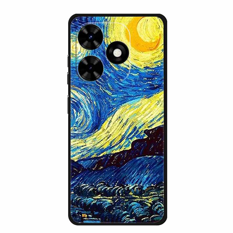 Case For Tecno Spark Go 2024 Animals Painted TPU Silicone Soft Phone Cover for Spark Go2024 BG6 Protector Wolf Shockproof Para