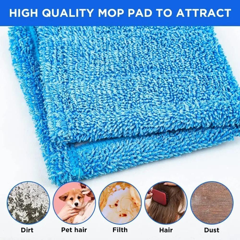 Detachable Floor Mop Pad Microfiber Scouring Pads New Replaceable Mop Cloth For Swiffer Sweeper