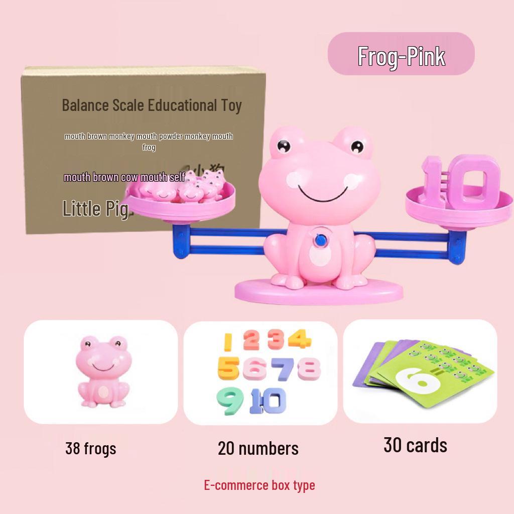 Digital Frog Balance Puzzle: Early Education Toy for Child's Cognitive and Logical Development