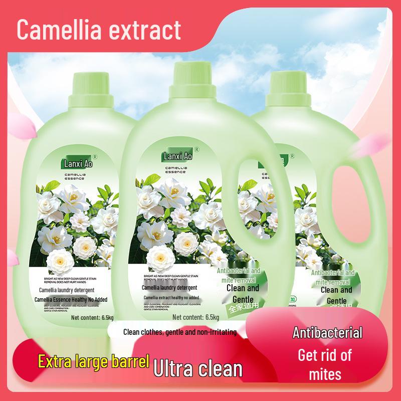 13 lb Camellia Fragrance Laundry Detergent - Large Bottle for Long-lasting Home Use and Effective Stain Removal