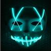 Auffällige Halloween Gruselmaske Cosplay mit LED-Lichtern für unvergessliche Kostümpartys