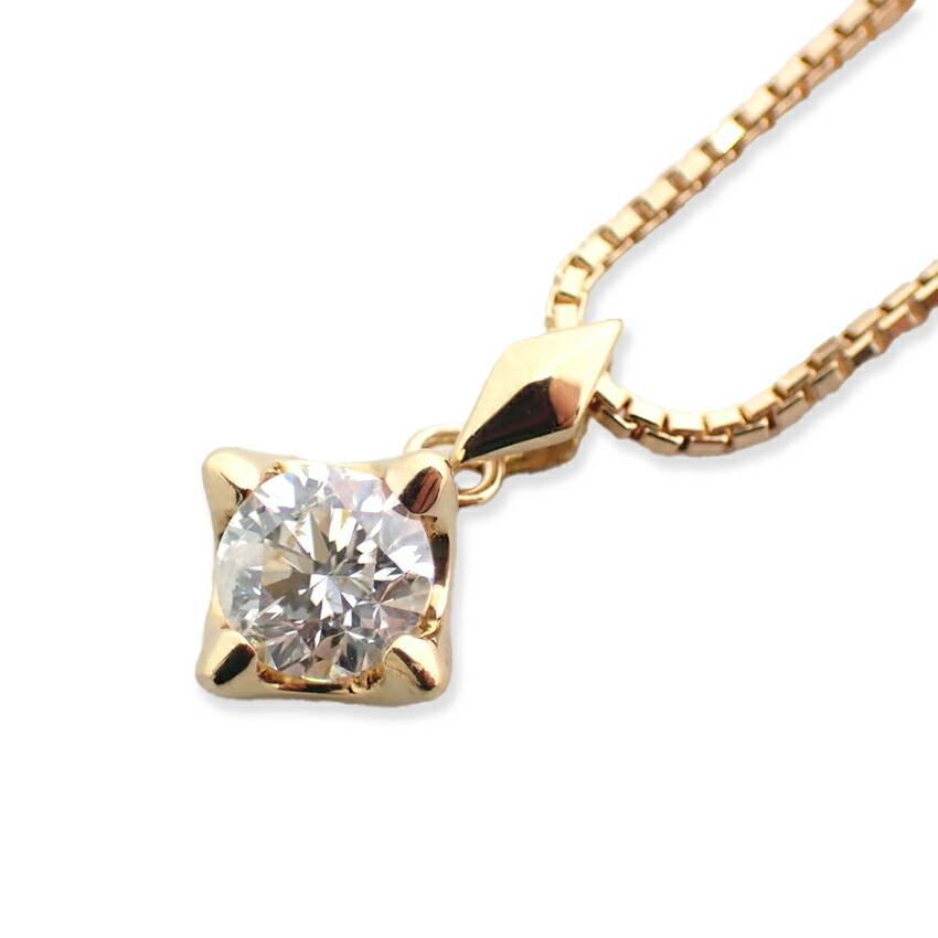 

[Вживаний] Підвіска-кольє з діамантом з жовтого золота 18 карат/g453-64