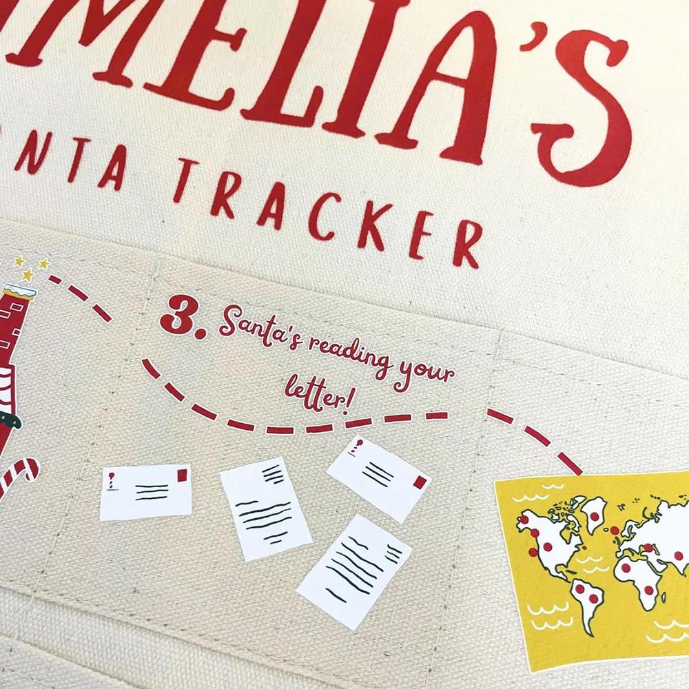 Kişiselleştirilmiş Noel Geri Sayım Takvimi Noel Baba Takipçi Noel Hatırası Çocuk Hediyesi Noel Tatili Ev Duvar Dekoru