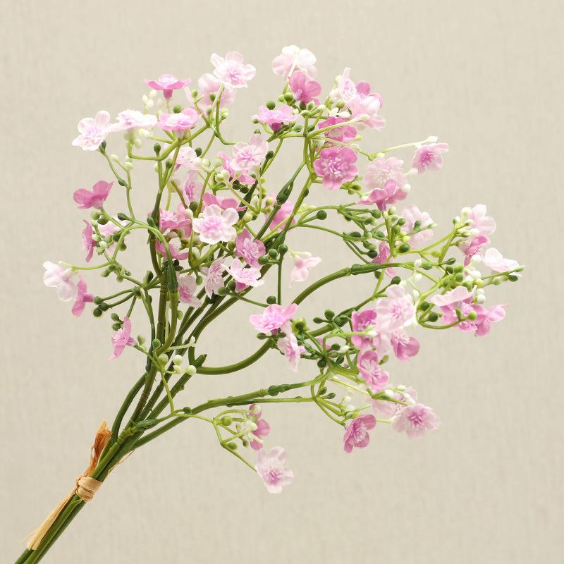 

Мягкий клей 3 пучка, полные звезд, имитация цветочного букета, украшение для дома, гостиной, цветок, мягкая установка, инженерия, искусственный цветок 35cm розы красного