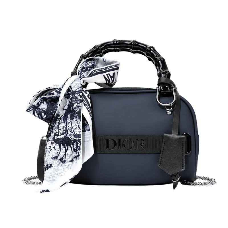 

DIOR [Customized Cosmetic Bag] Fog Classic Niche Trendy High-end Cute Simple Fashion Versatile Exquisite Storage Portable Polyester Fiber белый