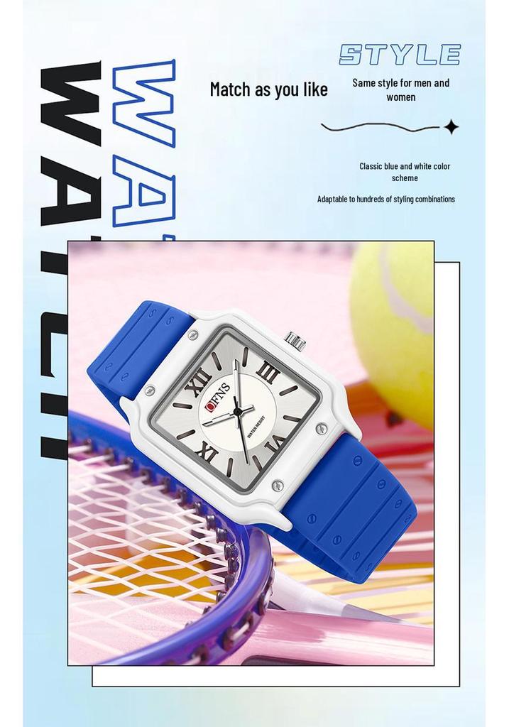OFNS Quartz Student Watch: Waterproof, Luminous Alloy for Exams