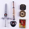 Cosplay Pirate Costume Set: Includes Pirate Hat, Sword, Flag, Bugle Horn, Eye Patch, and Mask for Halloween. Inspired by Pirates of the Caribbean.