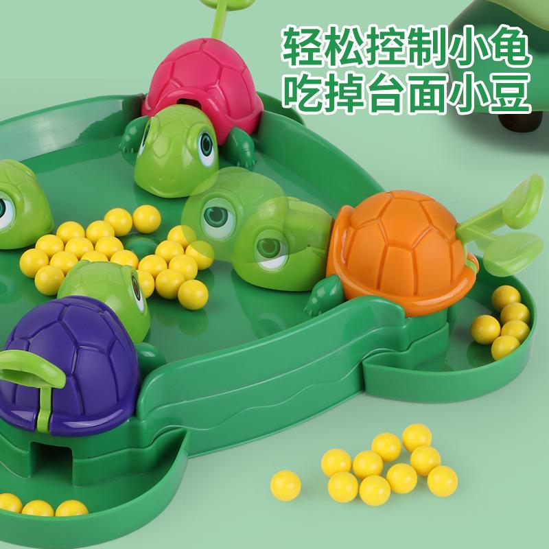 Little Turtle Beads Eat Beans, Speed Turtle Eating Beans Game, Children'S Parent-Child Interactive Puzzle Table Game