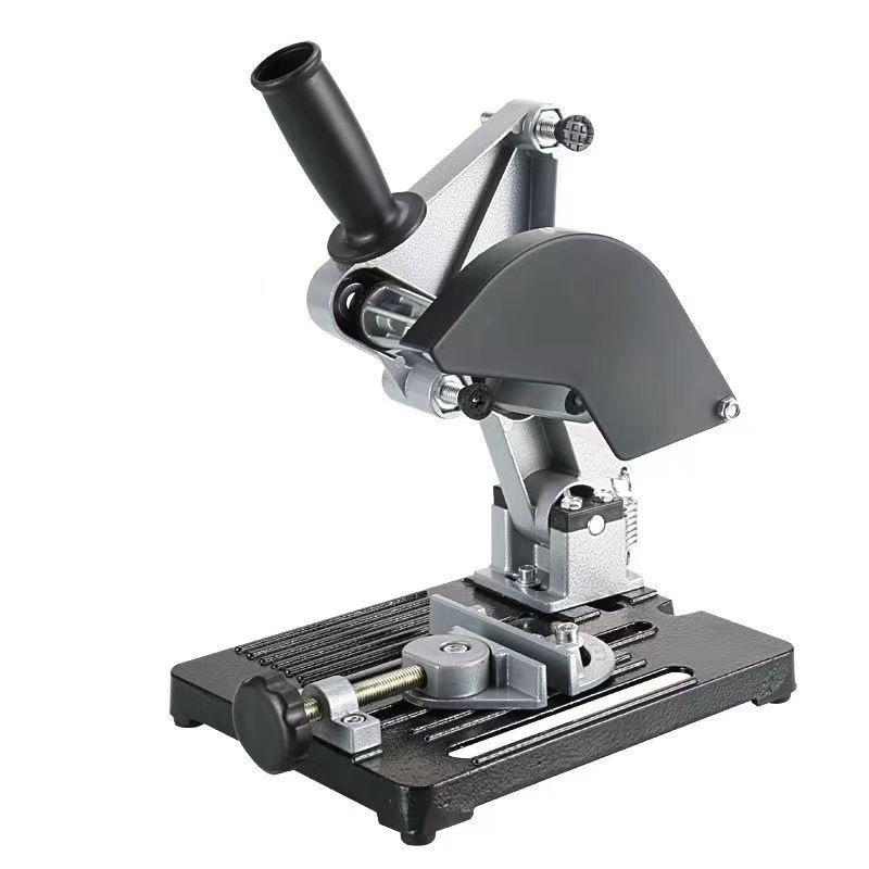 Universal Lever-Type Angle Grinder Stand & Polishing Table - Compact Cutting Machine Holder