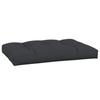 VidaXL Pallet Cushion Black 120x80x12 Cm Fabric 360520