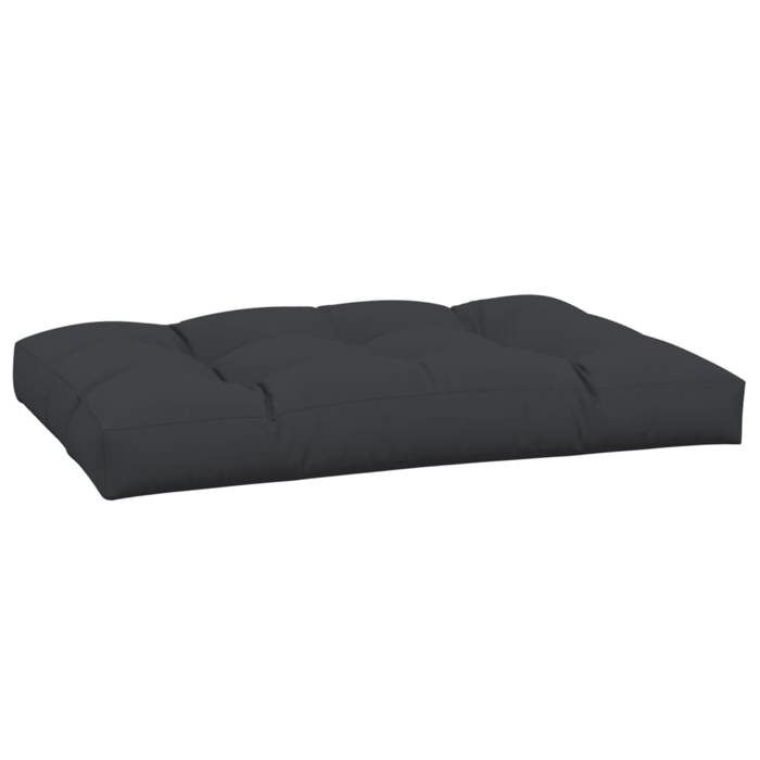 VidaXL Pallet Cushion Black 120x80x12 Cm Fabric 360520