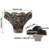 8pcs 8 Pieces Decorative Legs Zinc Alloy Corner Protector Feet Hardware Furniture Legs  Furniture