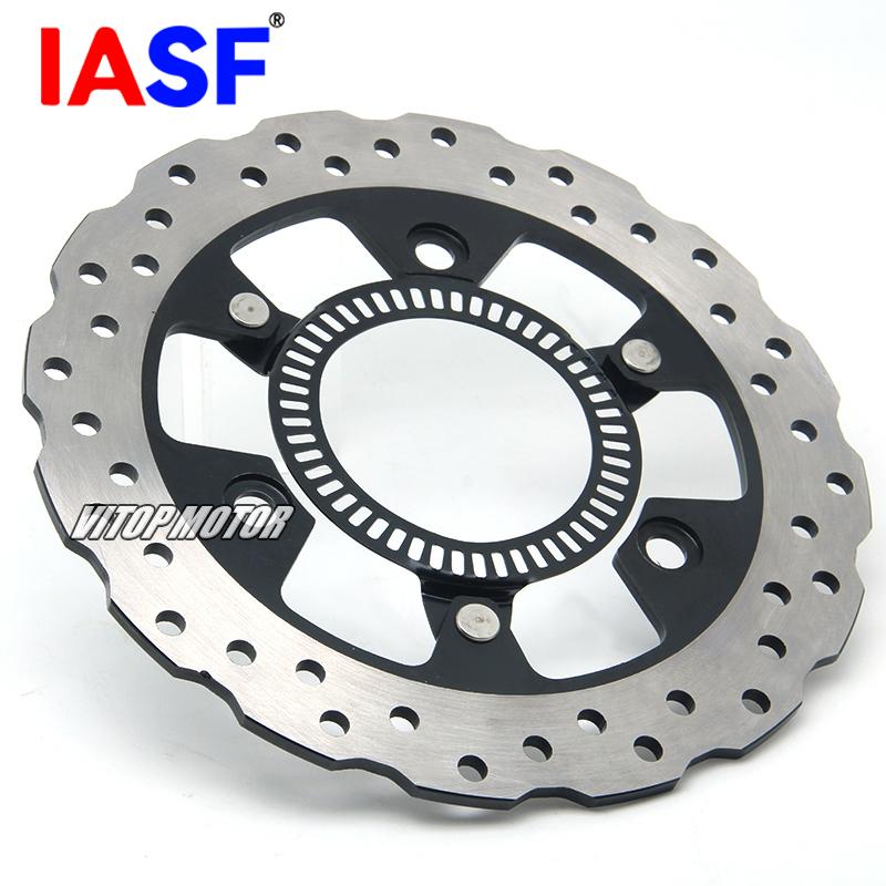 IASF Motorcycle Rear Brake Disc Rotor 220 Dia for Kawasaki Z300 EX300 Ninja ABS KLE 300 Versys-X Ninja 125 400 ABS 250 SL Disks