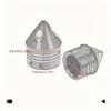 2 pièces CNC usinées en aluminium Bouchons de boulons d'écrou d'axe avant de moto pour Sportsters, Electra Glides, Forty-Eight, Road King - Durables, Anti-corrosion