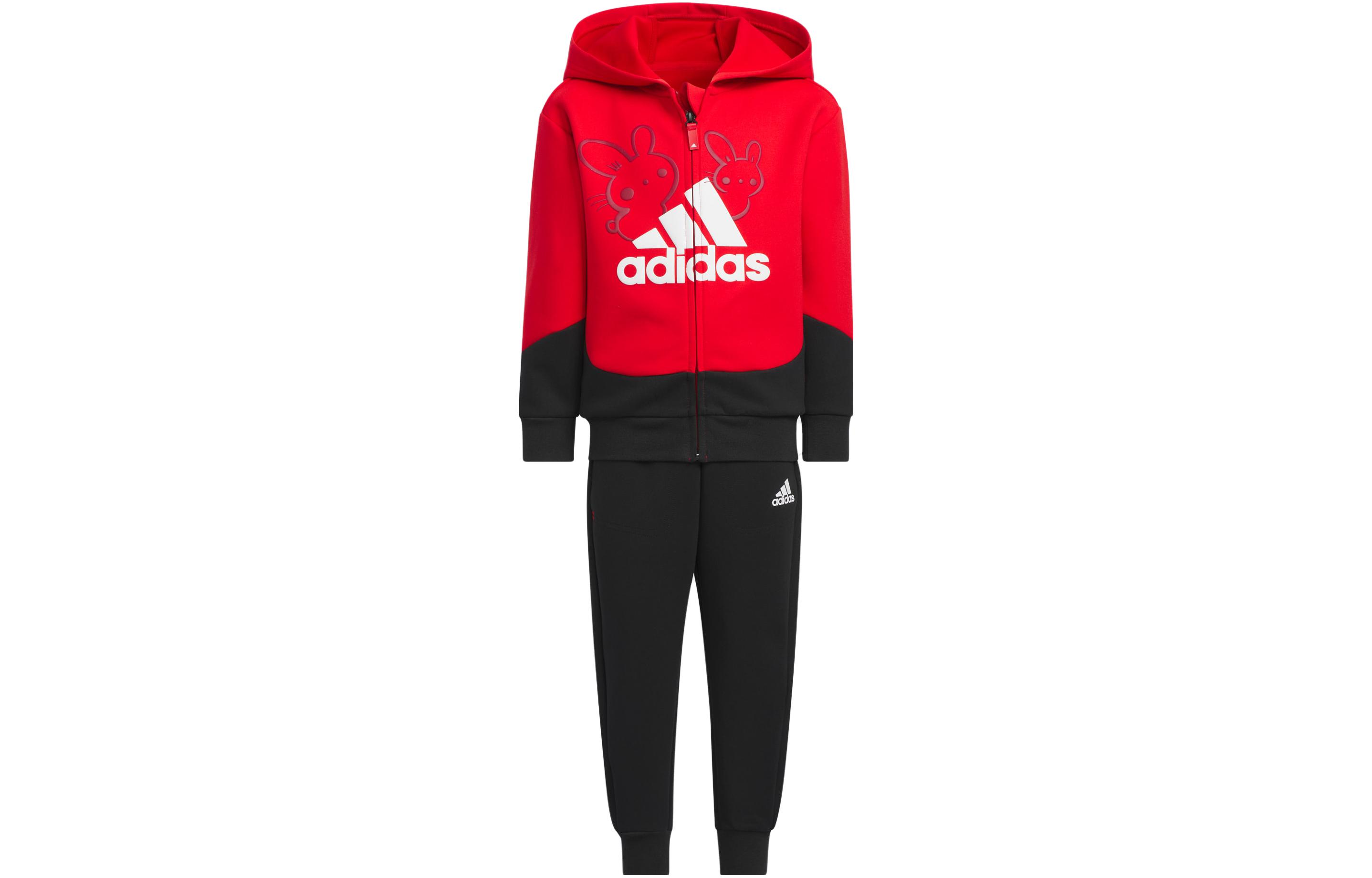 Adidas Kids Casual Sportswear Hooded Moderate IP7005 104