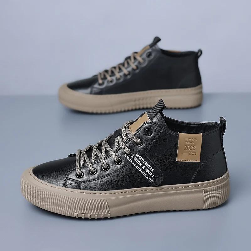 Повседневная мужская обувь из натуральной кожи для взрослых. Роскошные деловые туфли — фото 5