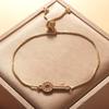 Verstellbares 8-förmiges Evil Eye Herzarmband für Damen - Europäische & Amerikanische Mode, Südostasiatischer Einfluss