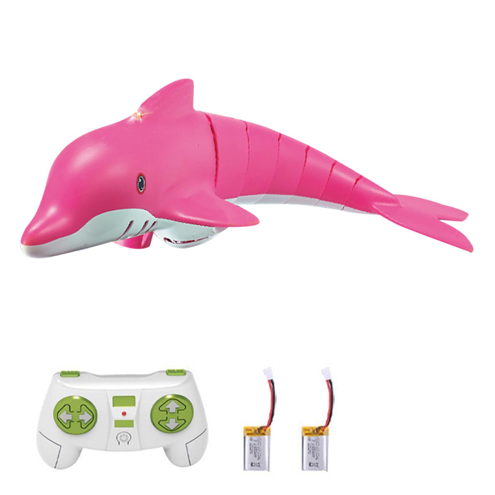 

Лодка с дистанционным управлением для трюков, 2,4G, игрушки для распыления воды, лодка с дистанционным управлением, детский электрический корабль для детей 2 Battery розовый